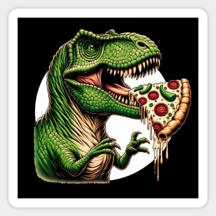 Funny Pizza T rex Dinosaur, Pizza Lover Sticker